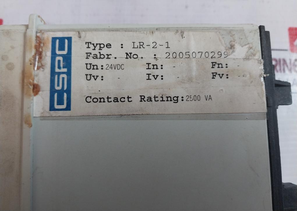 Cspc LR-2-1 Relay 24 VDC