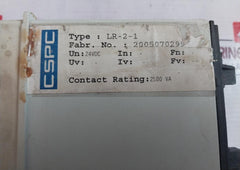 Cspc LR-2-1 Relay 24 VDC