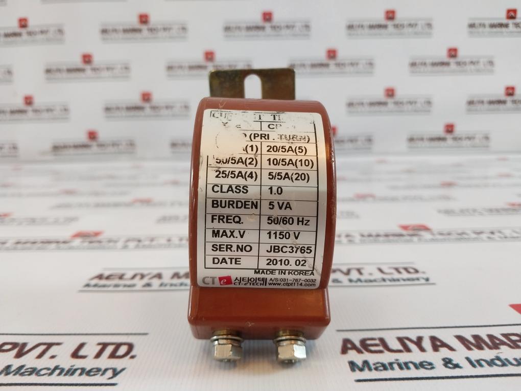 Ct-e Tech Crv-1 Current Transformer 100/5a(1) 20/5a(5) 50/60hz