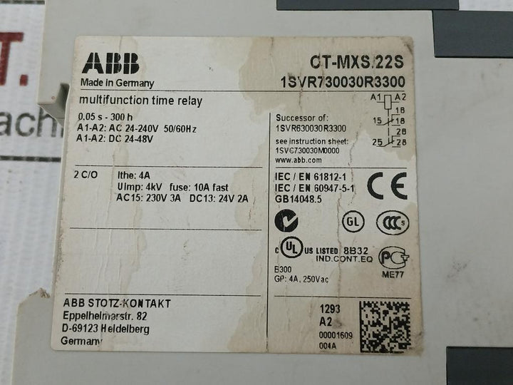 Ct-mxs-22S-Multifunction-Timer-Relay-24-240V-0-05S-300H-1Svr730030R3300-Abb-208035-10