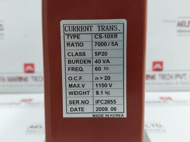 Cte-Tech-Current-Transformer-7000-5a-1150v-60hz-Class-5p20-Cs-10xr-5