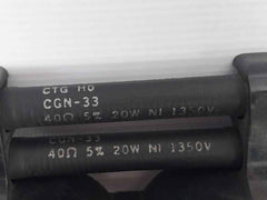Ctg8638 Fuse Block Assembly Cg33 40K 10% 20W, 1350 Volts 40Ω