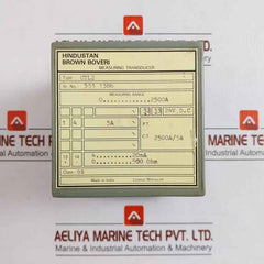 Ctlz Measuring Transducer 0-2500A Hindustan Brown Boveri