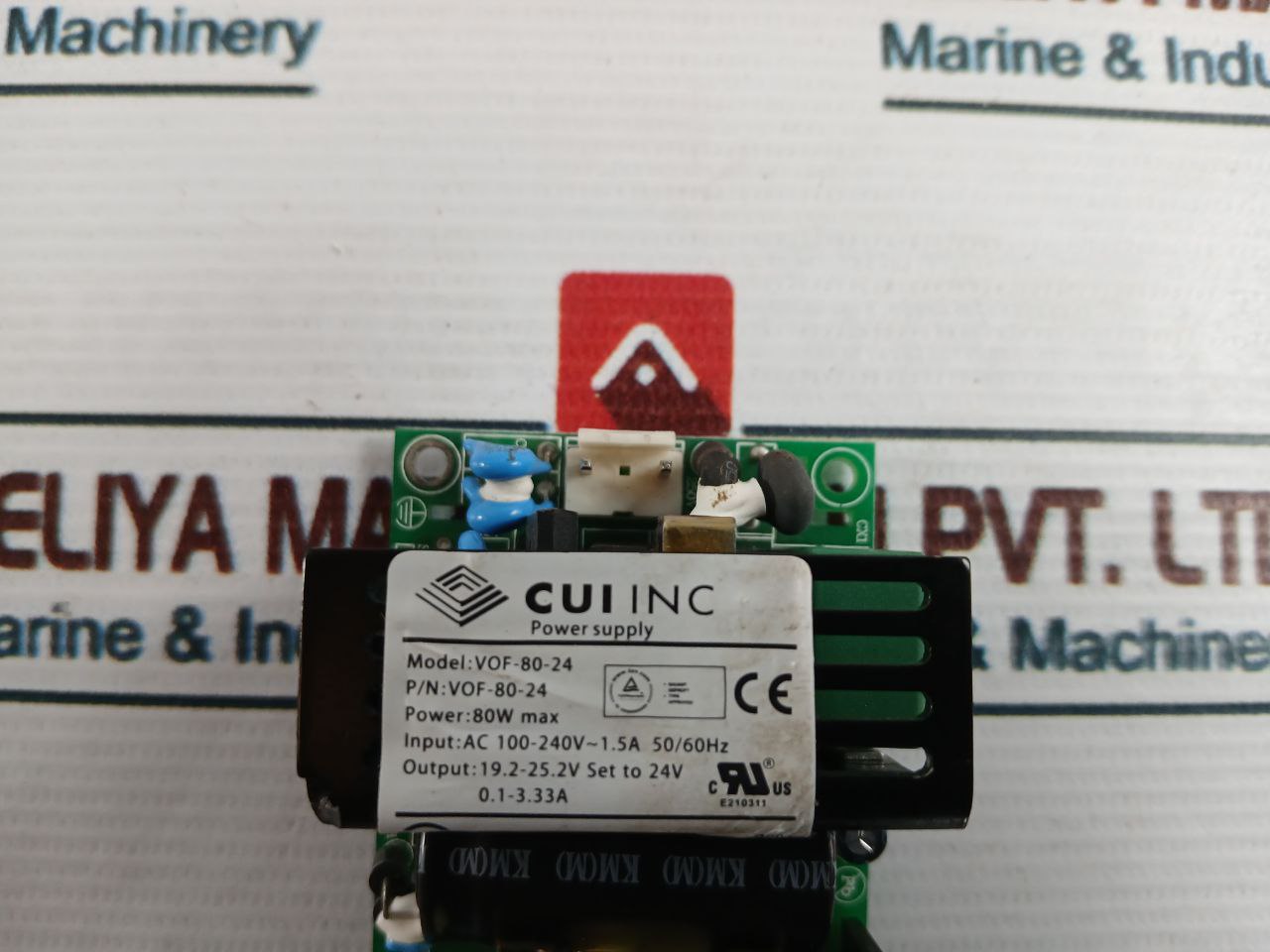CUI VOF-80-24 Power Supply input 100-240v~ 1.5a 50/60hz