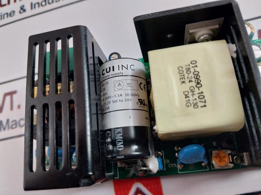 CUI VOF-80-24 Power Supply input 100-240v~ 1.5a 50/60hz
