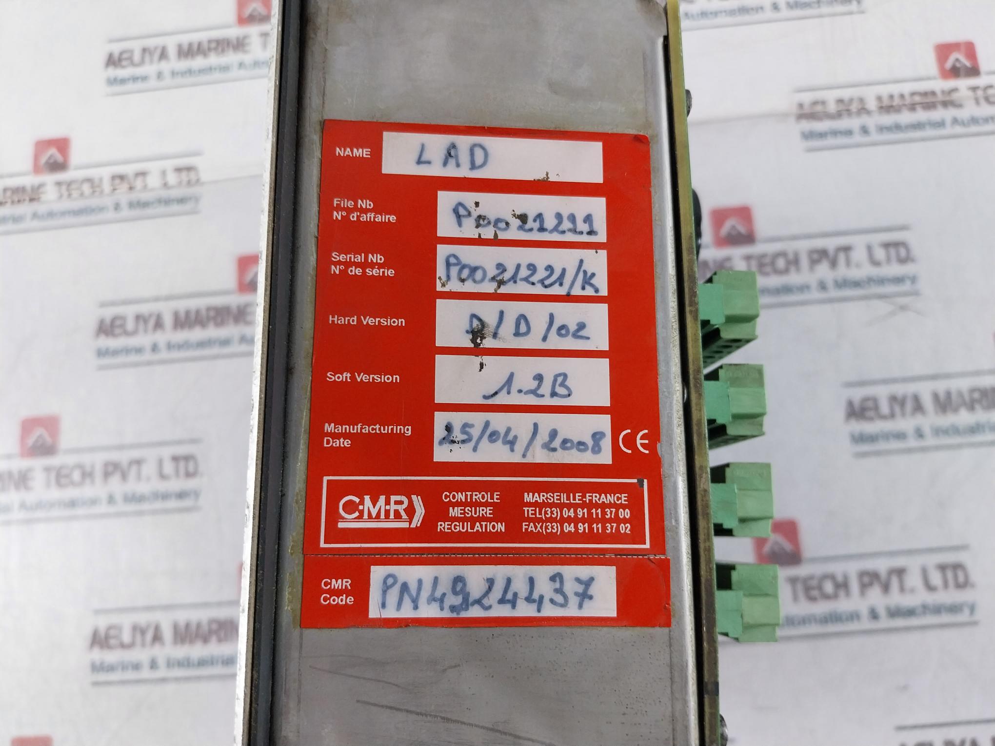 Cummins Marine PN4924437 Controle Mesure Regulation