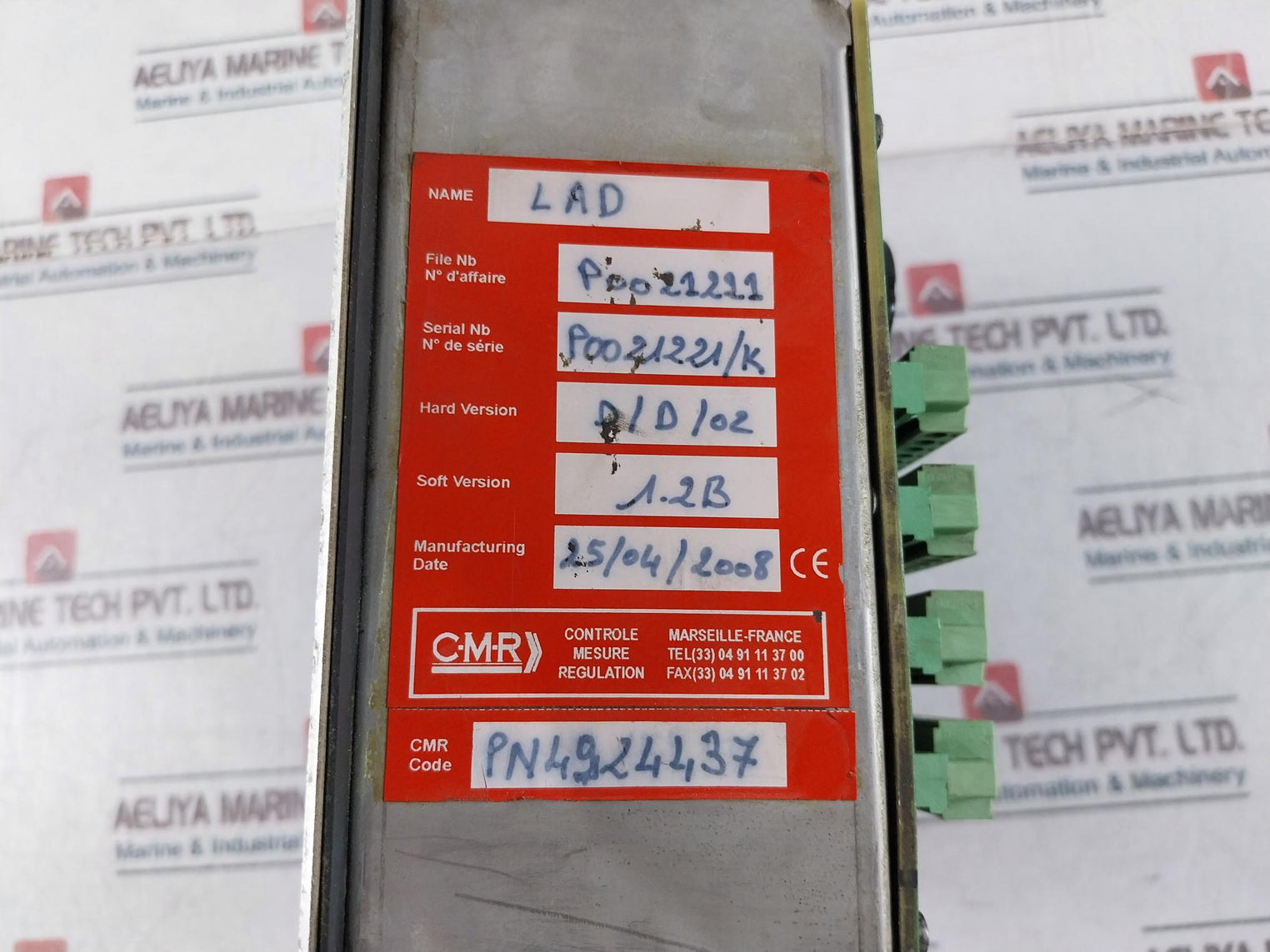 Cummins Marine PN4924437 Controle Mesure Regulation