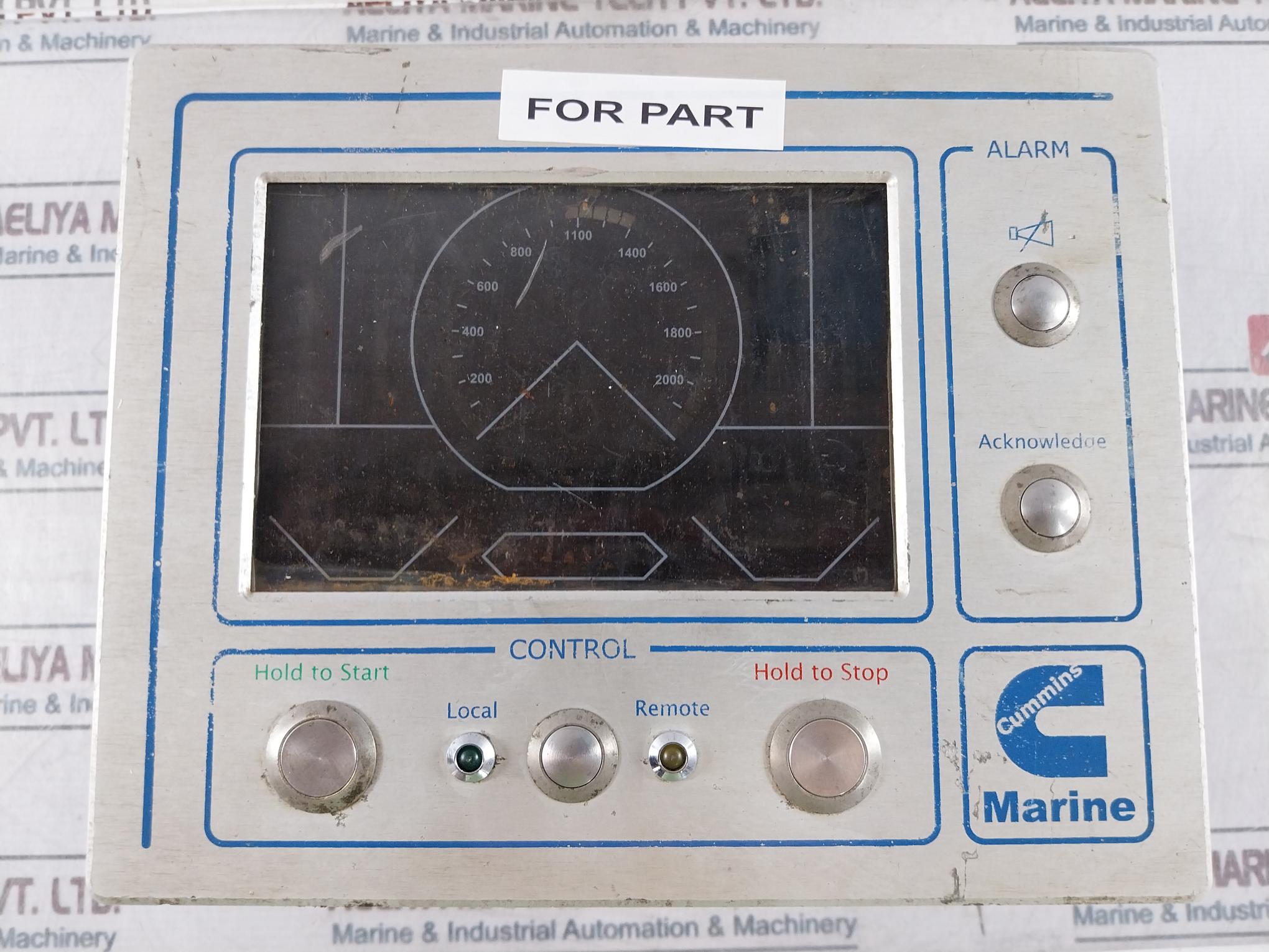Cummins Marine PN4924437 Controle Mesure Regulation