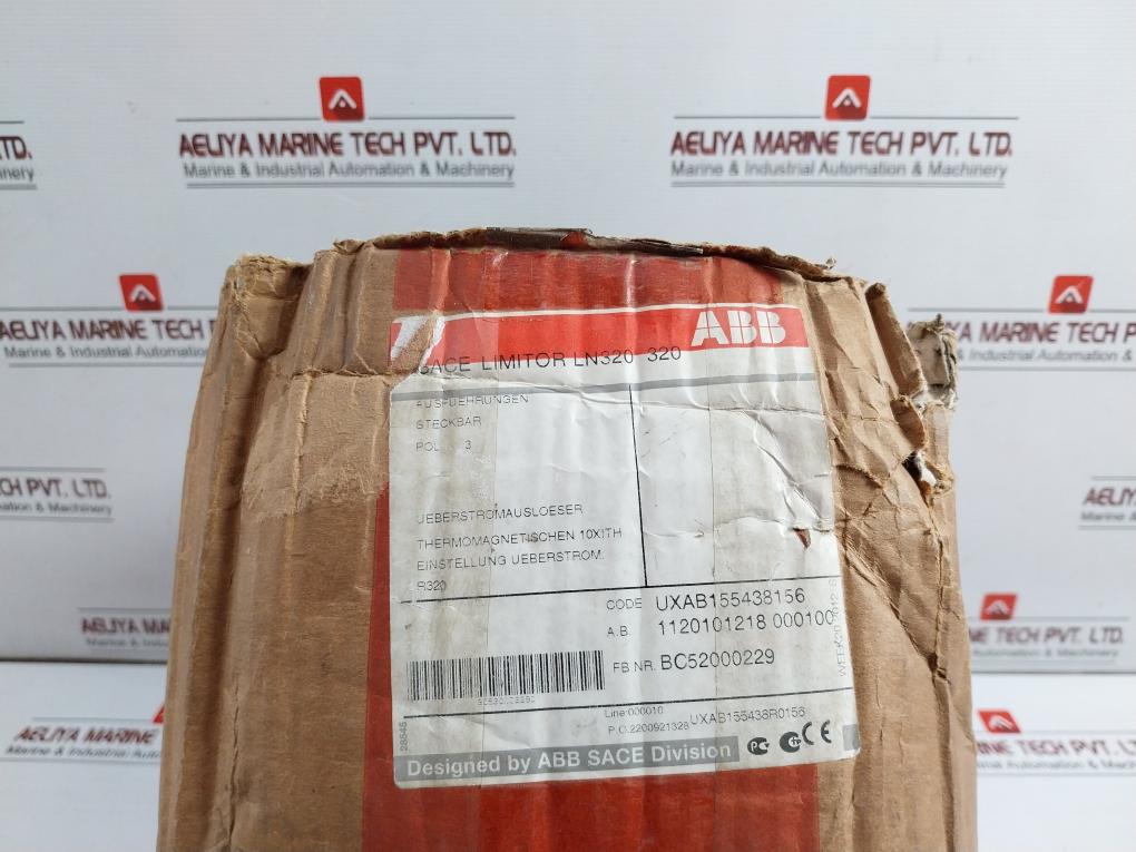 Current-limiting Circuit Breaker 690V 320A 50-60Hz Abb Ln 320