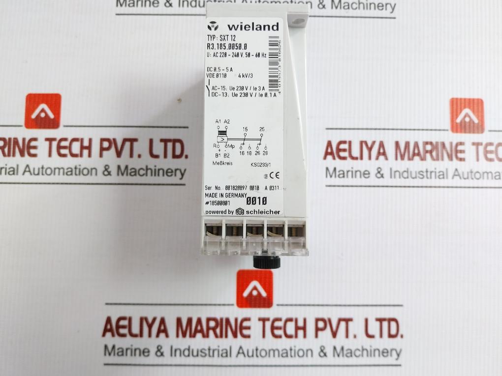 Current Monitoring Relay Sxt 12 Wieland Ac 220-240V 50-60 Hz