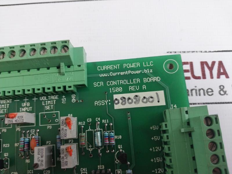 Current Power 0808001 Scr Controller Board 115v 50-500hz