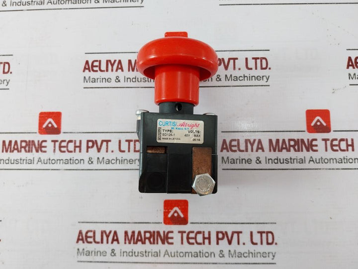 Curtis/albright Ed125-1 Manually Operated Emergency Disconnect Switch 48v Max&nbsp;