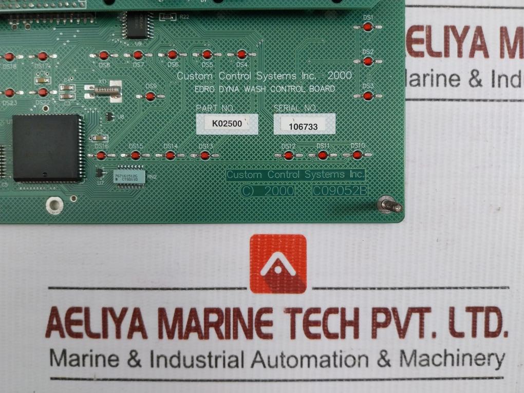Control Display Board K02000 Custom Control Systems K02500