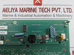 Control Display Board K02000 Custom Control Systems K02500