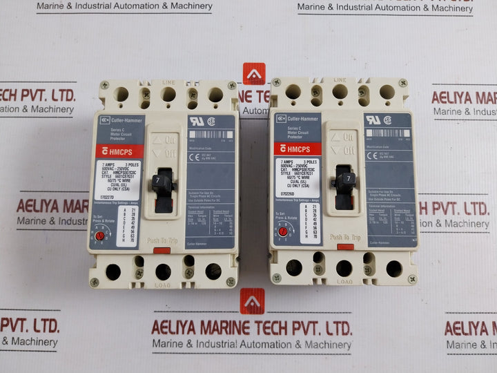 Cutler-Hammer-Motor-Circuit-Protector-Series-C-Hmcps007c0c-600vac-250vdc-8