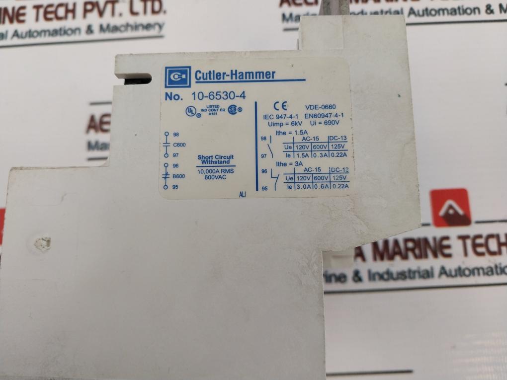 Cutler-hammer 10-6530-4 Overload Relay