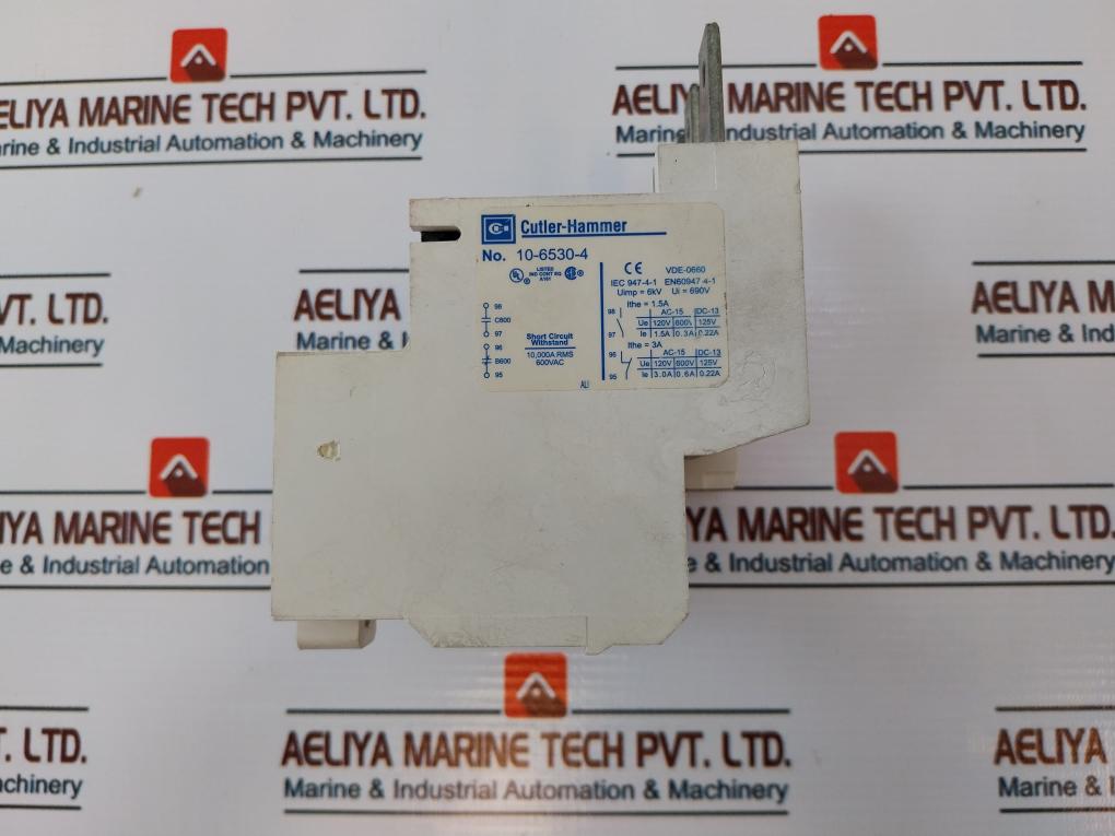 Cutler-hammer 10-6530-4 Overload Relay 600vac