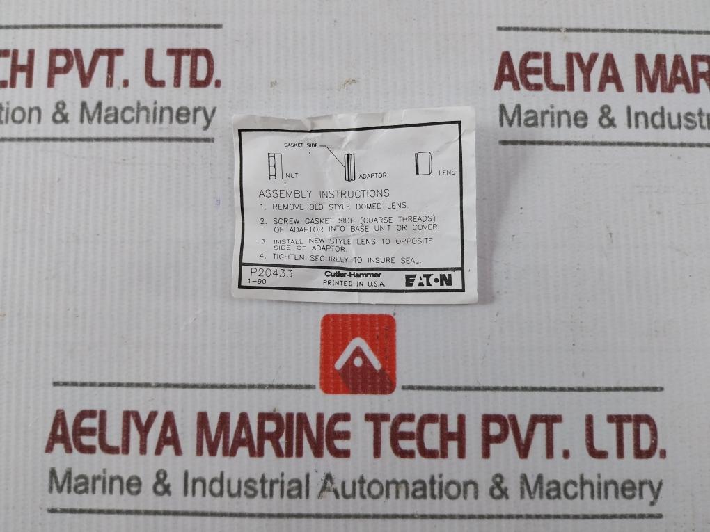 Cutler-hammer 10250Ed1065-2 Pushbutton Indicating Light Adaptor