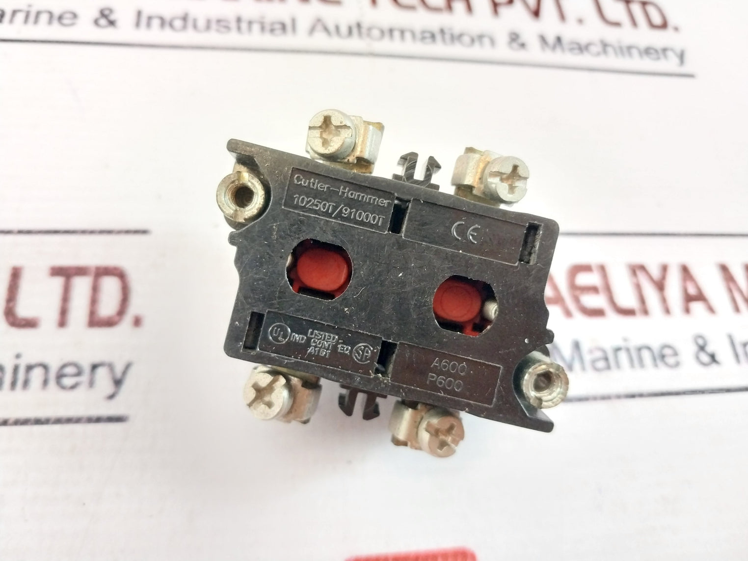 Cutler-hammer 10250T/91000T Push Button Standard Contact Block 690V 10A