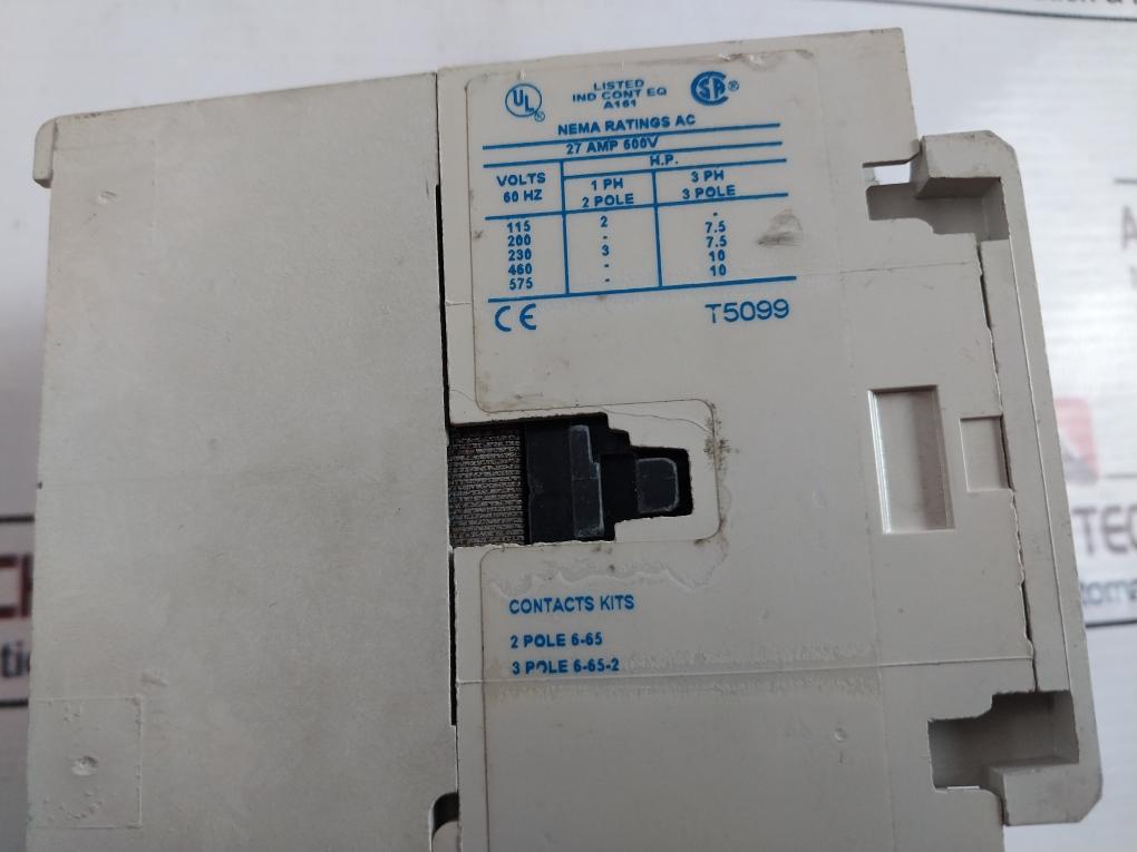 Cutler-hammer An16Dn0 Motor Contactor Overload