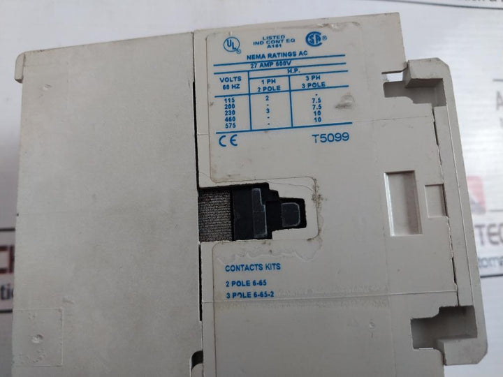 Cutler-hammer An16Dn0 Motor Contactor Overload