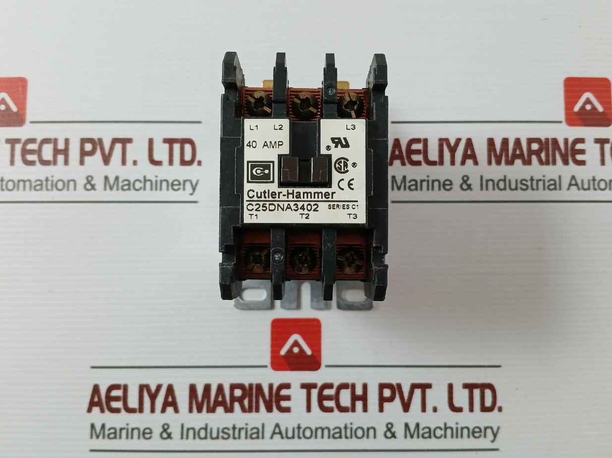 Cutler-hammer C25Dna3402 Contactor 40A
