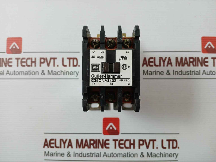 Cutler-hammer C25Dna3402 Contactor 40A/50-60Hz