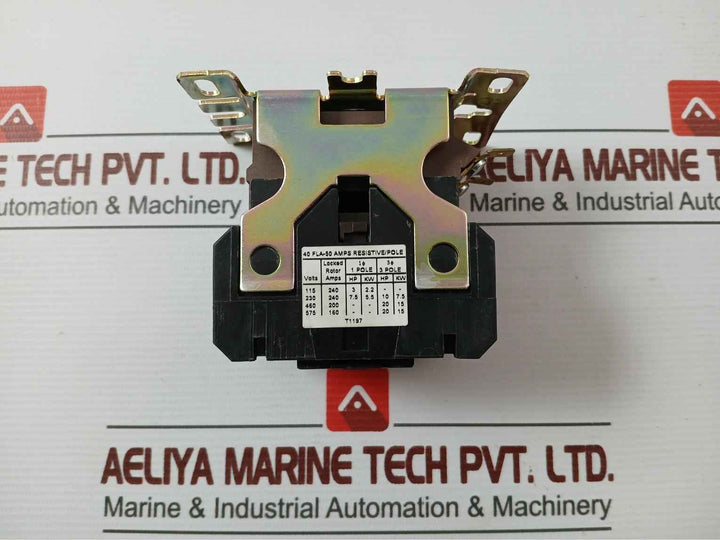 Cutler-hammer C25Dna3402 Contactor 40A/50-60Hz