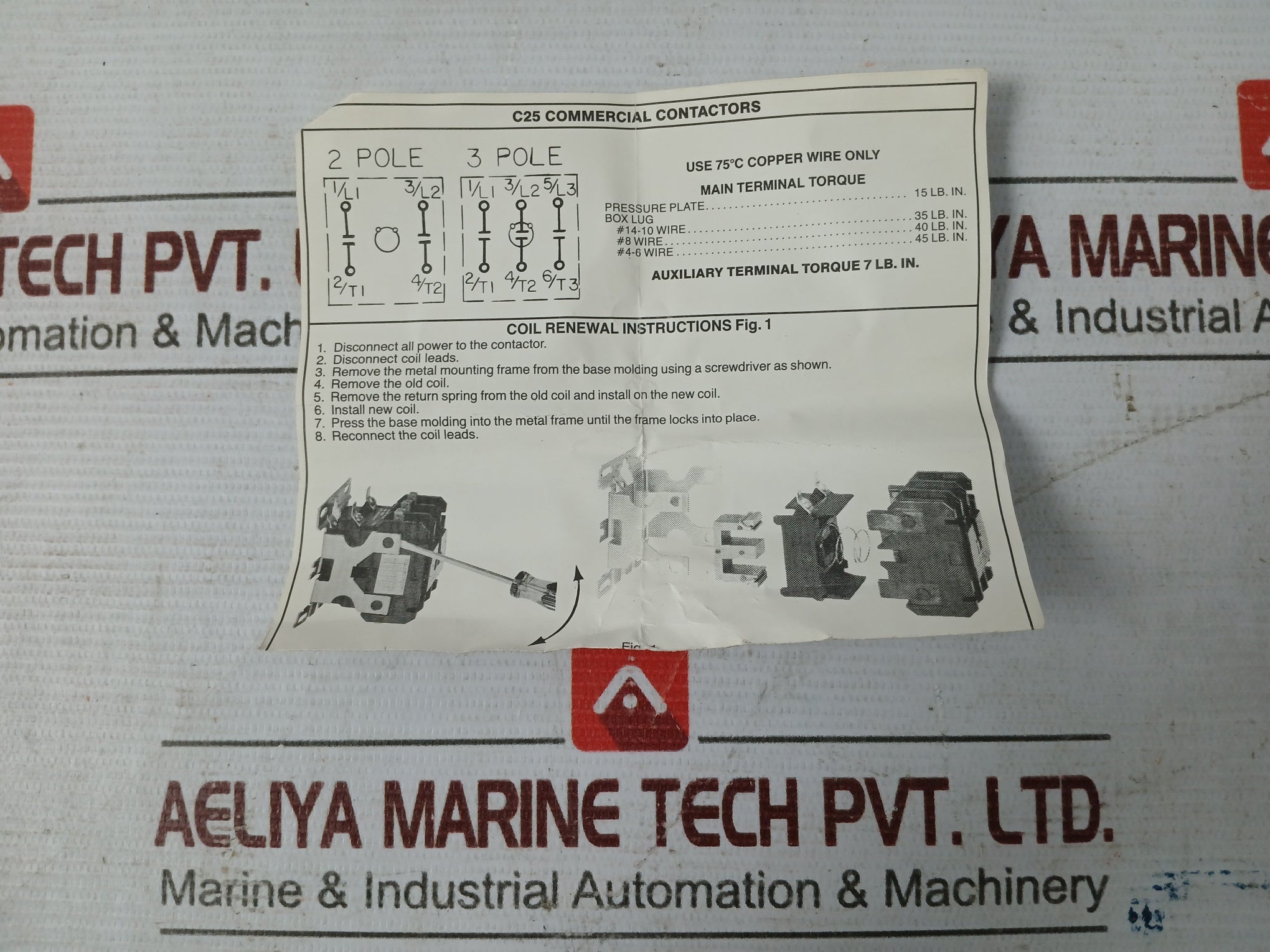 Cutler-hammer C25Dna3402T Definite Purpose Contactor 24V 50-60Hz 7 Lb.In.