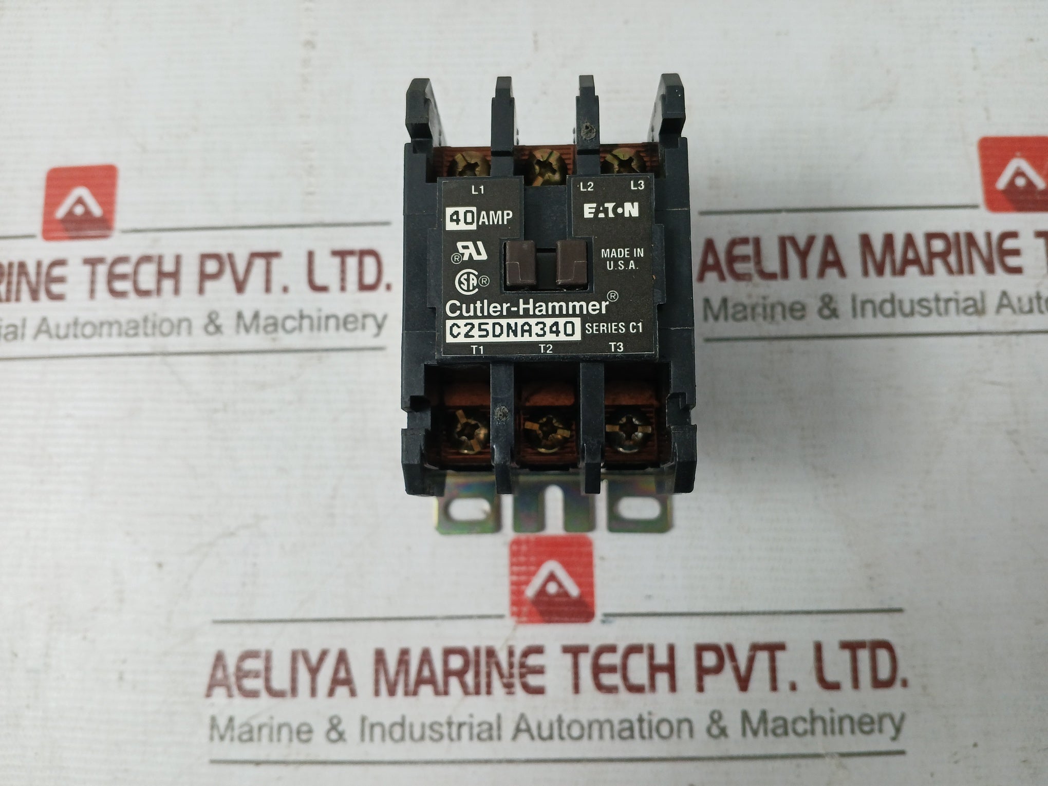 Cutler-hammer C25Dna3402T Definite Purpose Contactor 24V 50-60Hz 7 Lb.In.