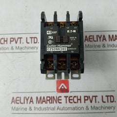 Cutler-hammer C25Dna3402T Definite Purpose Contactor 24V 50-60Hz 7 Lb.In.