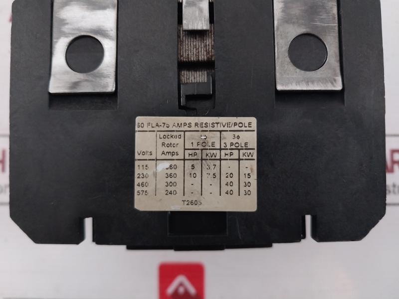 Cutler-hammer C25Fne360 Series A1 Contactor, 60 Amp, 24V, 50/60Hz