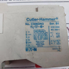 Cutler-Hammer C306DN3 Thermal Overload Relay Ser.B1 600VAC