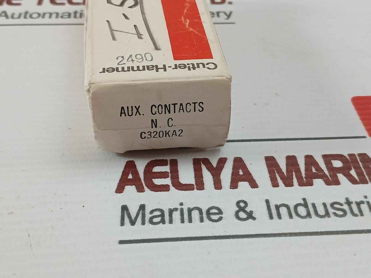 Cutler-hammer C320Ka2 600V Max Ac Auxiliary Contact Block With New Condition