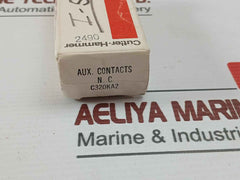 Cutler-hammer C320Ka2 600V Max Ac Auxiliary Contact Block With New Condition
