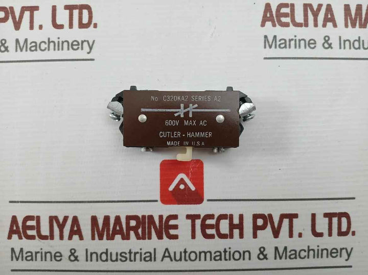 Cutler-hammer C320Ka2 600V Max Ac Auxiliary Contact Block With New Condition