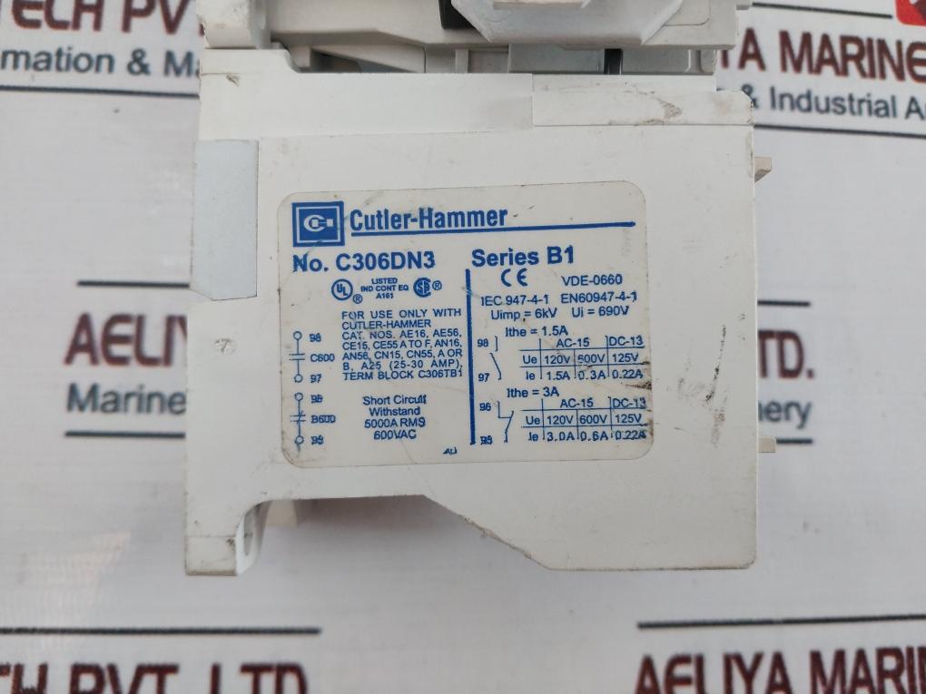 Cutler Hammer Ae56Bn0/ C306Dn3 Reversing Motor Starter