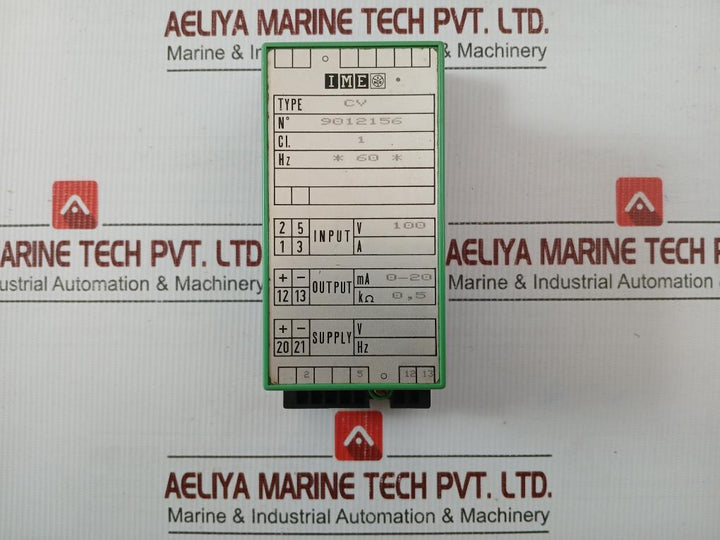 Cv Input: 100 V Ime Alarm Relay