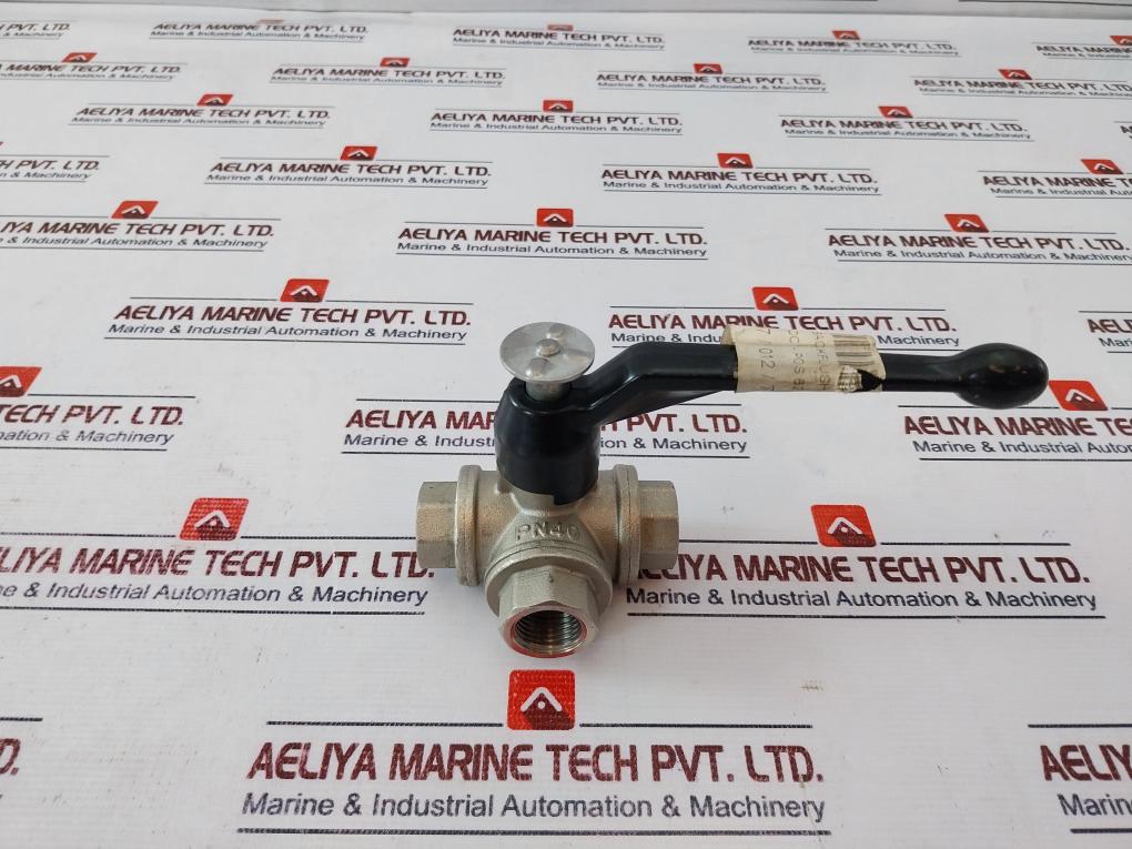 Cw617N Pn40 3-way Ball Valve Rotatable Handle Marinfloc Backflush