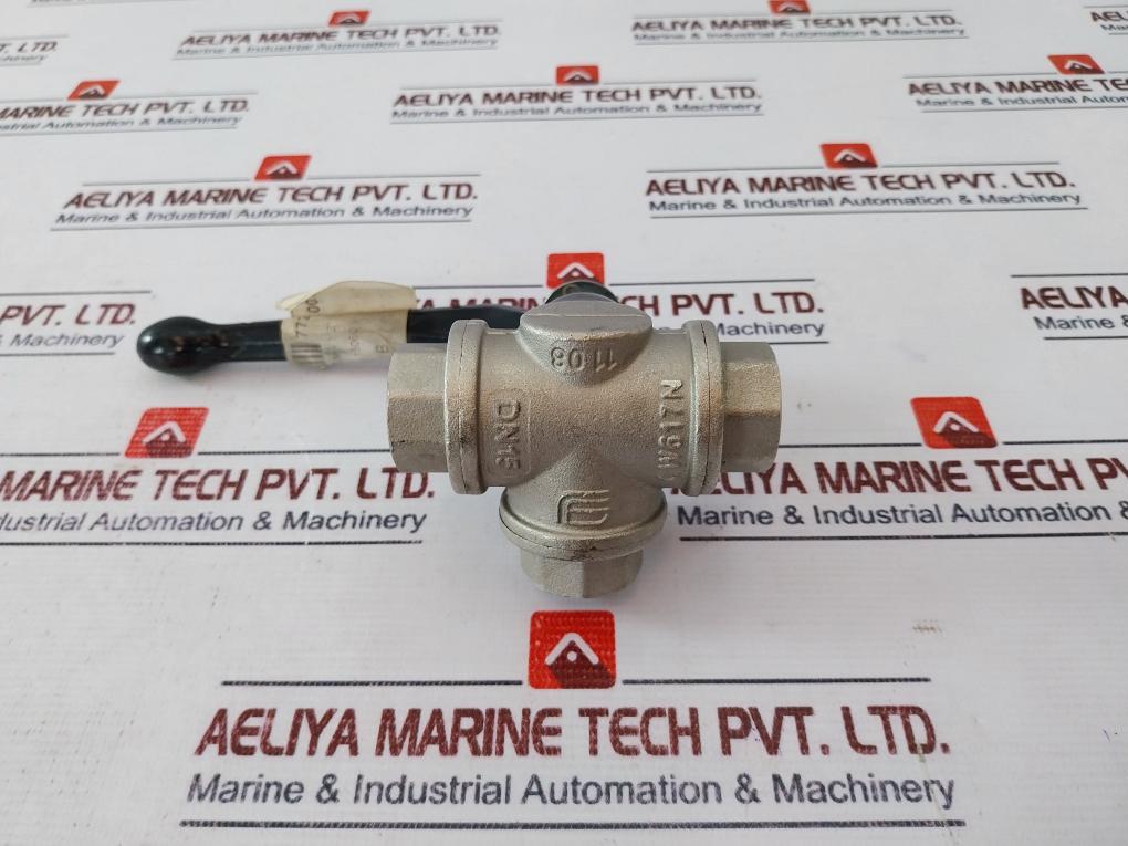 Cw617N Pn40 3-way Ball Valve Rotatable Handle Marinfloc Backflush