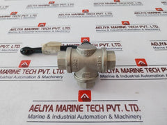 Cw617N Pn40 3-way Ball Valve Rotatable Handle Marinfloc Backflush