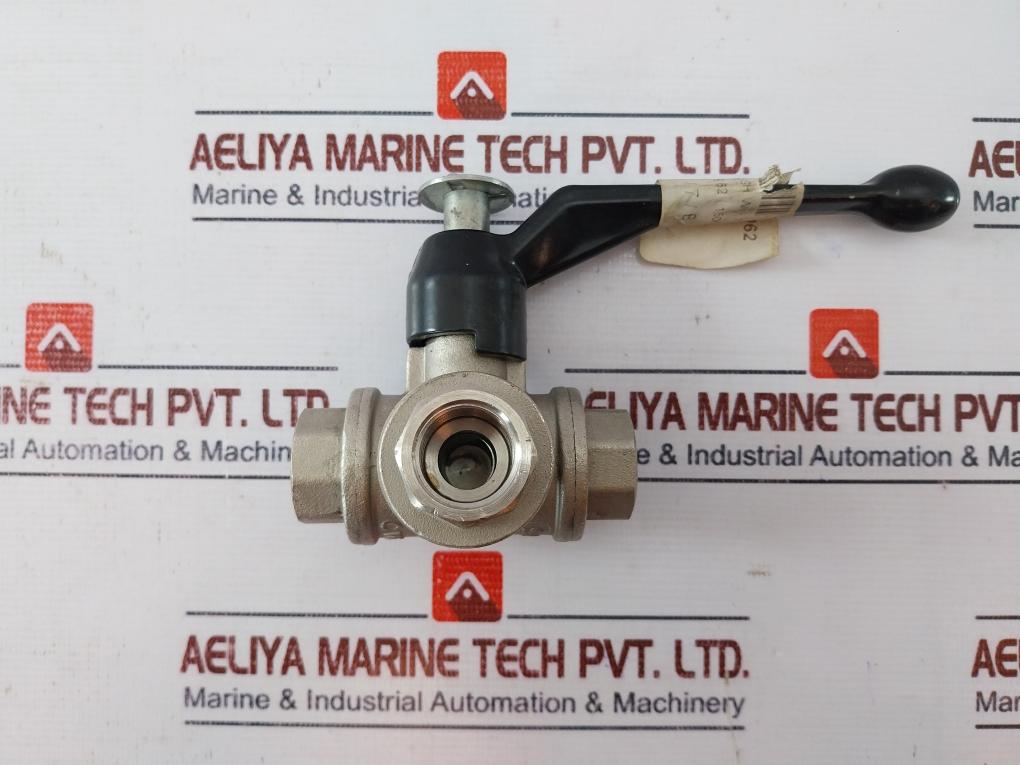 Cw617N Pn40 3-way Ball Valve Rotatable Handle Marinfloc Backflush