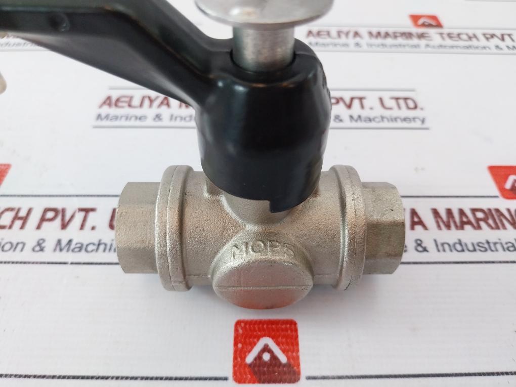 Cw617N Pn40 3-way Ball Valve Rotatable Handle Marinfloc Backflush