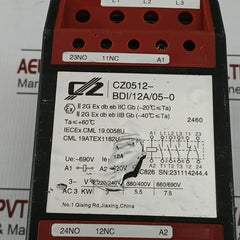 Cz Electric Cz0512-bdi/12A/05-0 Explosion-proof Miniature Relay Module 690V
