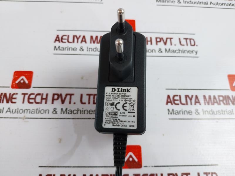 D-link Ams3-0502500Fv I.T.E. Power Supply 5V 2.5A 50/60Hz