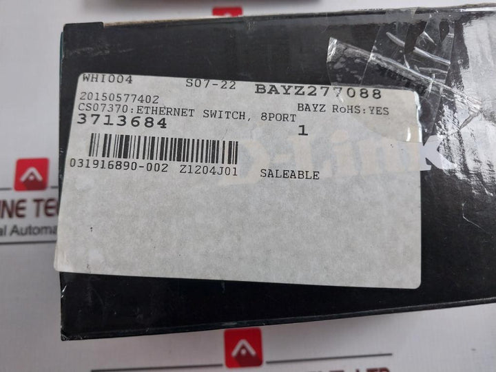 D-link Des-1008D 8-port Fast Ethernet Switch Ees1008Db...L1E, Cs07370 H/W Ver:L1