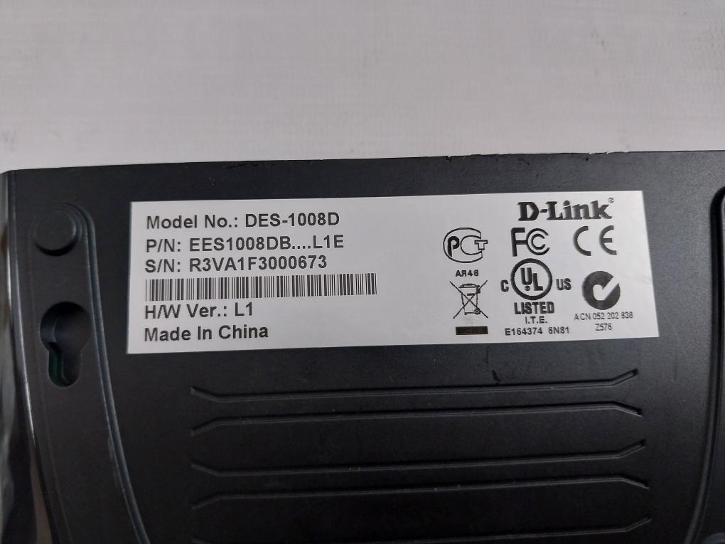 D-link Des-1008D Port Fast Ethernet Switch L1