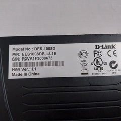 D-link Des-1008D Port Fast Ethernet Switch L1