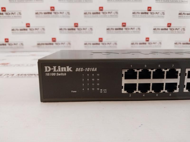 D-link Des-1016A 16 Port 10/100 Switch Oes1016Ae-b1G 100-240Vac Acn 50-60Hz