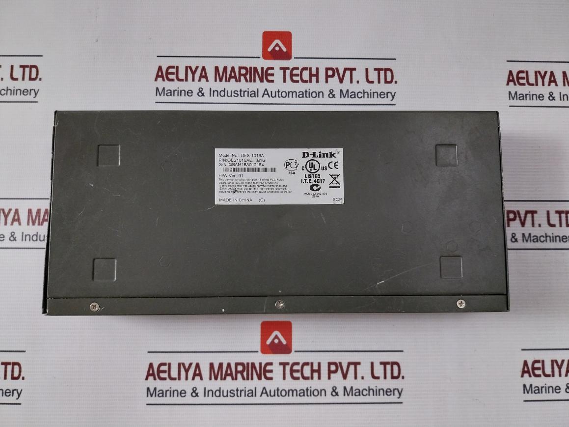 D-link Des-1016A Mbps Switch 10/100 100-240Vac 50-60Hz 0.07A